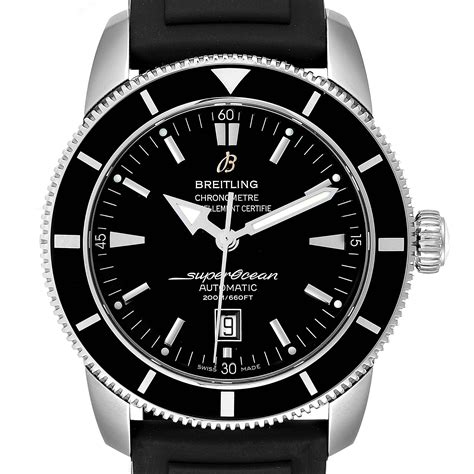 breitling superocean heritage black replica|breitling superocean heritage 46 price.